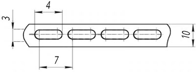 Рис.1. Габаритный чертеж ленты К226 (ЛБ-10)