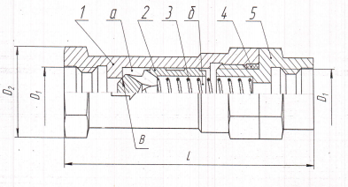 Схема клапана КОС-16-1